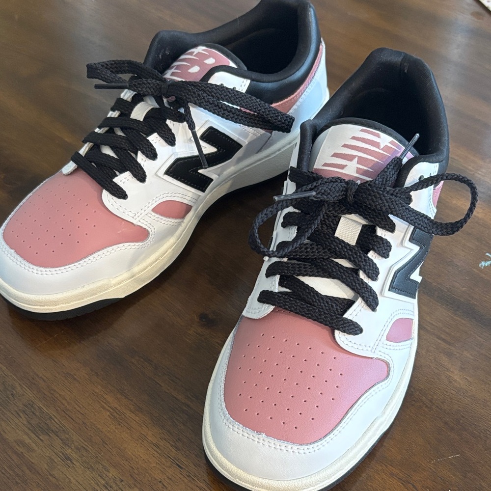 New Balance Pink and White Women's Shoes
